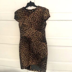 Leopard Torn by Ronny Kobo Dress L